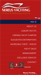 Mobile Screenshot of nereusyachting.com